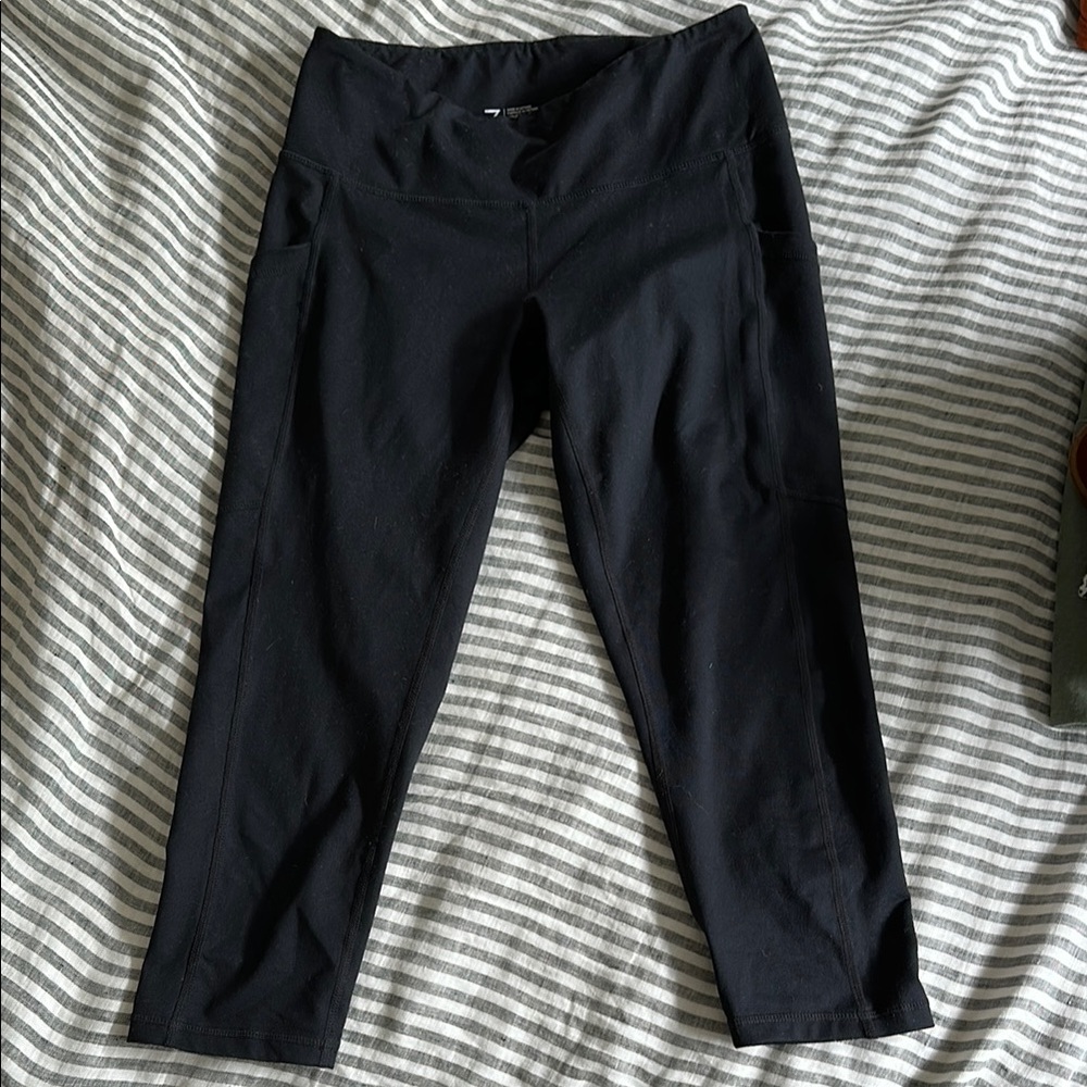 Women's Z by Zella Black Cropped Leggings  - Size M